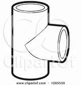 Joint Pvc Pipe Illustration Clipart Royalty Perera Lal Vector 2021 sketch template
