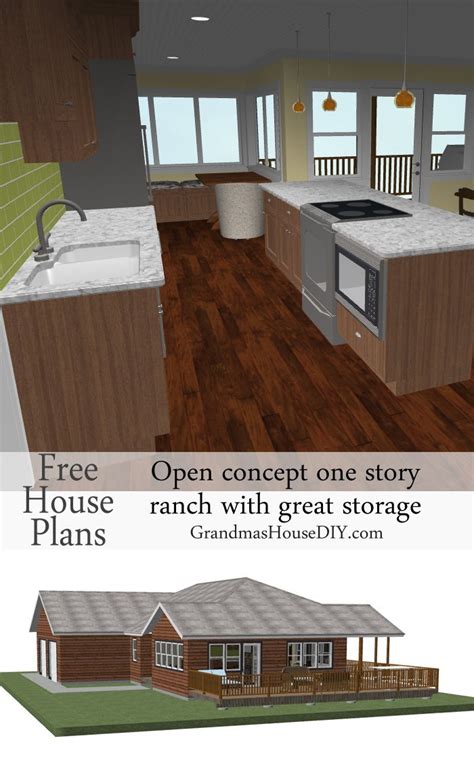 house plan  easy   story ranch grandmas