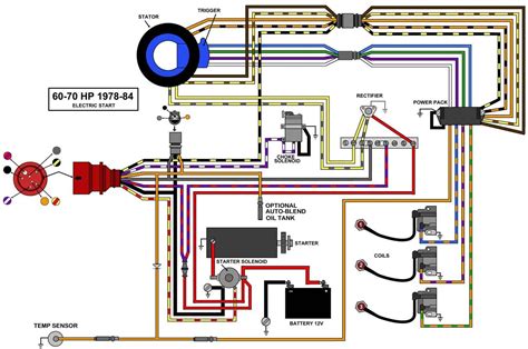 evinrude  tec ignition switch wiring diagram