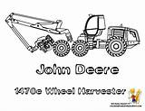 Coloring Harvester Pages Deere International Gif Yescoloring Template Printable Tractor sketch template