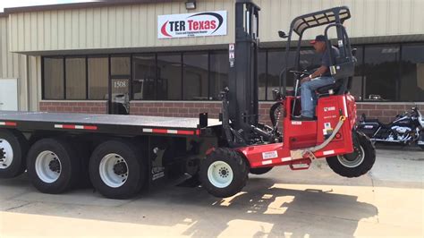 truck mounted forklift bed youtube