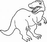 Rex Coloring Dinosaur Tyrannosaurus Color Baby Drawing Simple Pages Printable Draw Wecoloringpage Print Getcolorings Getdrawings sketch template