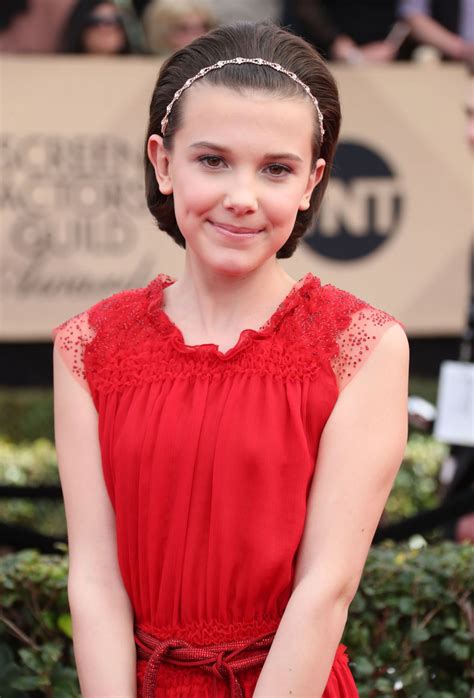 millie bobby brown   annual screen actors guild awards  los angeles  hawtcelebs