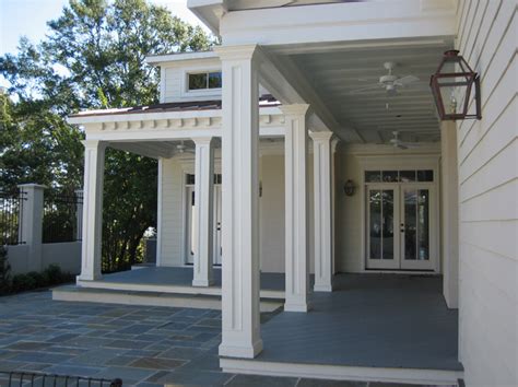 non tapered pvc porch columns curb appeal products