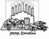Kwanzaa Coloring Pages Printable Joyous Holiday sketch template
