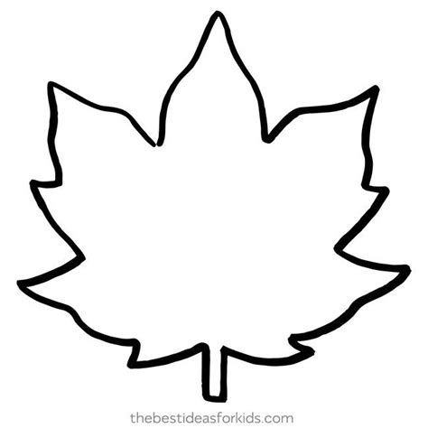 maple leaf template