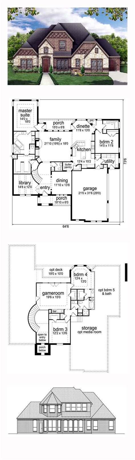 images   floor plans  pinterest bonus rooms monster house  master suite