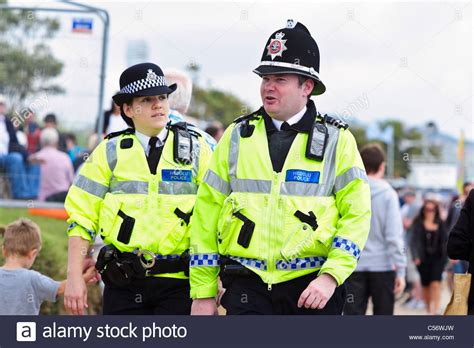 two police officers patrolling the beat national air show