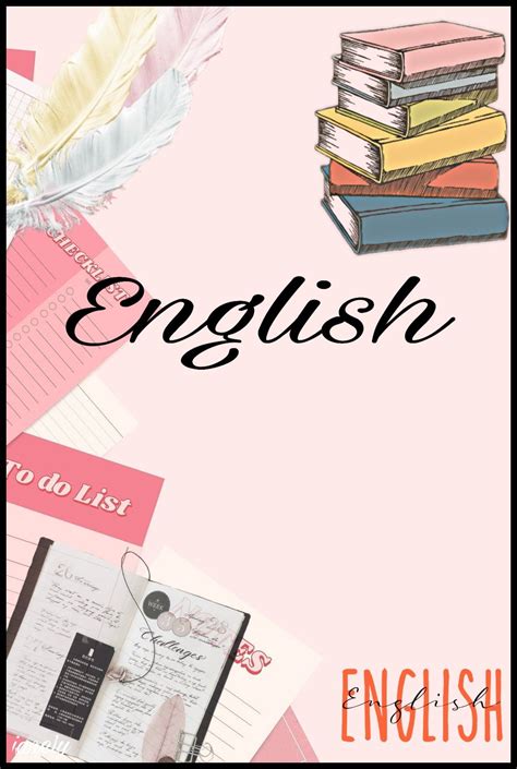 peach english school subject sticker pack sticker  sale   goods