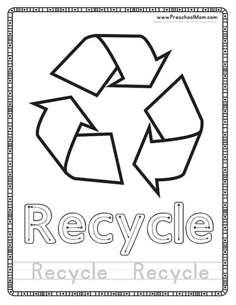 printable recycling coloring pages prntblconcejomunicipaldechinugovco