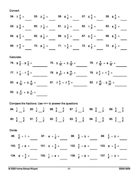 sixth grade math worksheets  printable beestar worksheets
