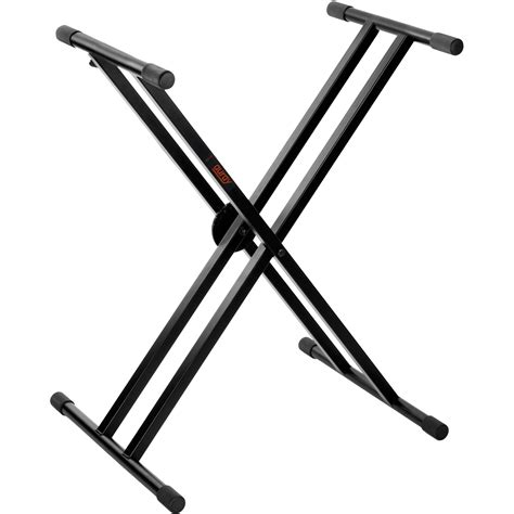 auray ksc  deluxe double  keyboard stand  clutch ksc