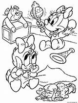 Daisy Minnie Coloring Mouse Pages Duck Print Baby Getcolorings Duc sketch template