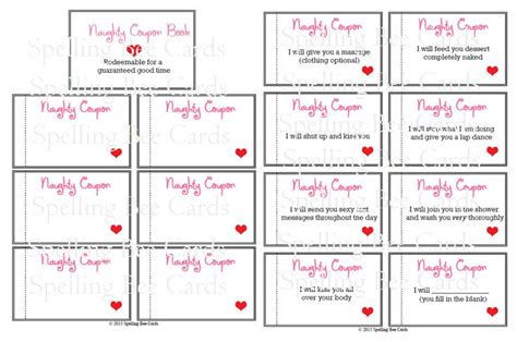 Naughty Coupon Book Sexy Coupons Last Minute T For