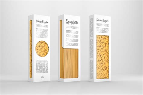 packreate pasta package mockup