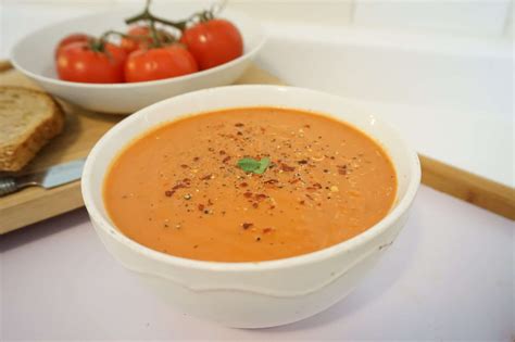 Easy Creamy Tomato Basil Soup Vegan And Dairy Free Plant You
