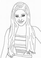 Coloring Pages Ariana Grande Celebrity Victorious Icarly Taylor Famous Print Swift Book Printable Lana Rey Del Colouring Women Drawing Color sketch template