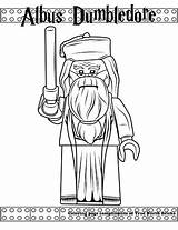 Coloring Dumbledore Harry Potter Lego Albus Pages Colouring Bricks True North Choose Board Color sketch template