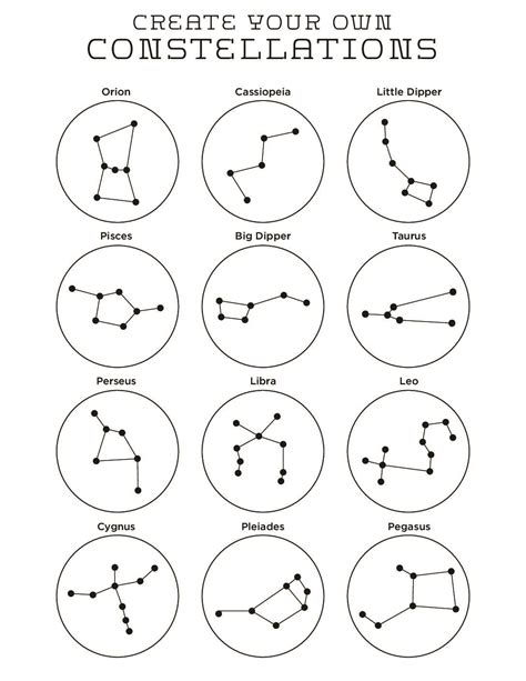 printable star constellations worksheets hot sex picture