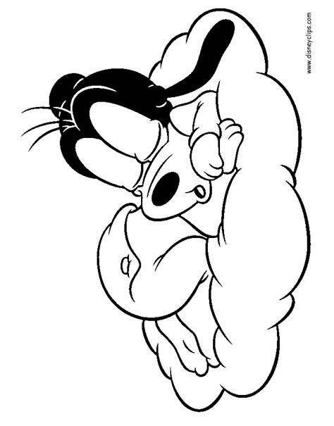 baby goofy coloring pages home family style  art ideas