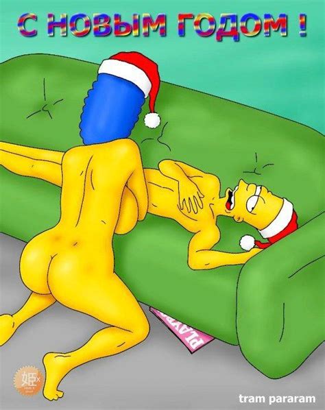 marge simpson is giving her son bart a blow job before having sex with him