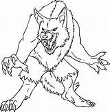 Werewolf Werwolf Lupo Mannaro Slappy Werewolves Garou Loup Facile Goosebumps Fantasy Werwölfe Vicious Lobo Getdrawings Coloringhome Dragoart sketch template