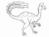 Oviraptor Pickle Dinosaurs B6j Disimpan Dari sketch template