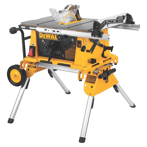 power tools accessories table saws dewalt  job site table   rolling stand