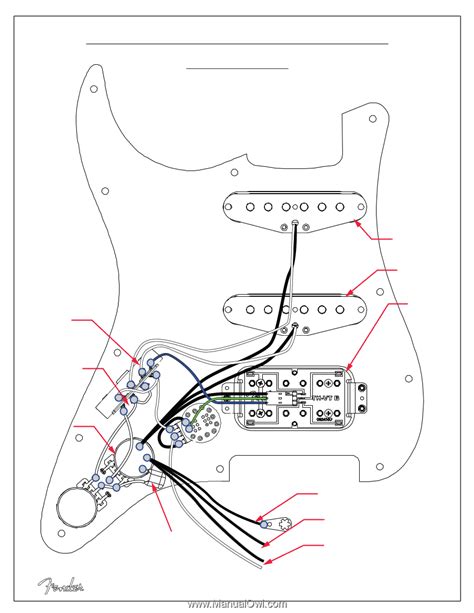wiring diagram stratocaster hss wiring diagram  schematics