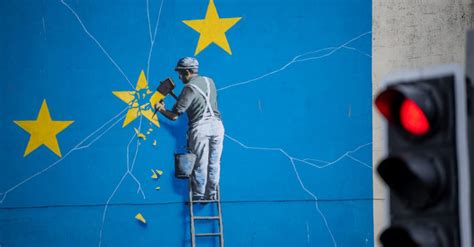 brexit muurschildering van banksy op mysterieuze wijze verdwenen