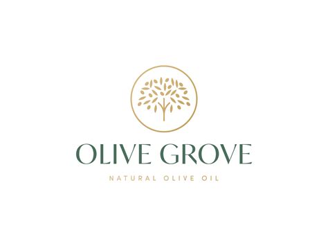 olive grove logo design  elif kamesoglu  elbu studio  dribbble