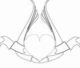 Wings Hearts Cliparts Heart Clipart Coloring Pages Illustration Library Attribution Forget Link Don Favorites Add sketch template