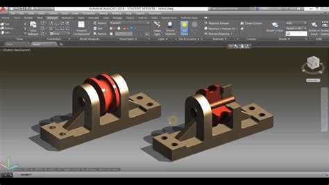 mechanical modeling tutorial  autocad assemble parts youtube
