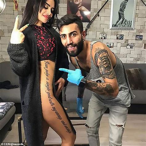 star of turkish reality show becomes a laughing stock due to mistranslated tattoo daily mail