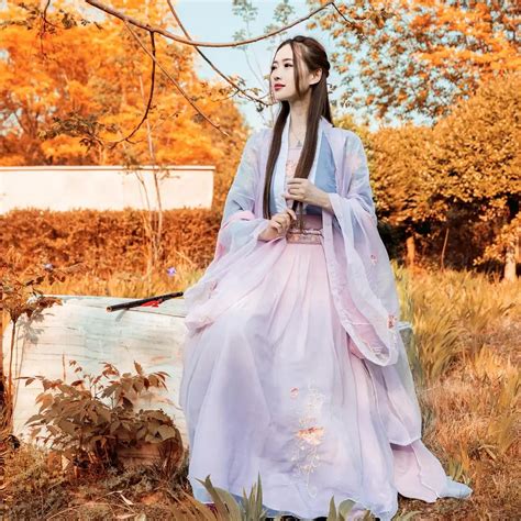 summer chinese traditional tang dynasty ancient costume women hanfu dress chinese fairy