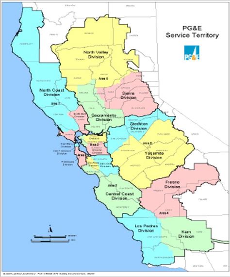 pge central valley region map google search