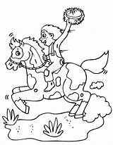Horse Coloring Pages Riding Kids Boy Horses Rider Print Clipart Printactivities Do Printables Coloriage Cheval Gif Overalls Pony Popular Children sketch template