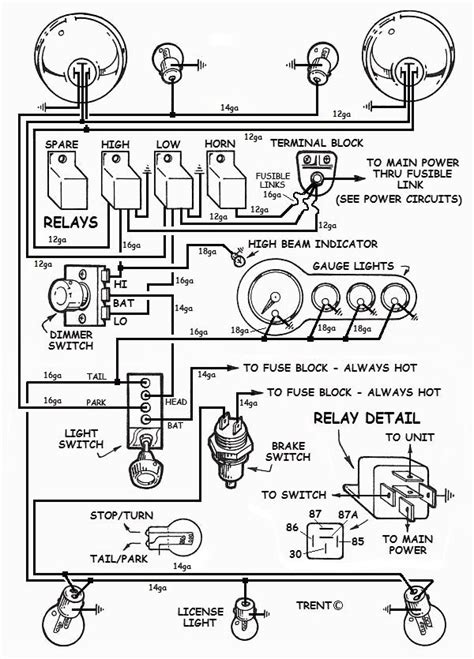 wiring hot rod lights diagram
