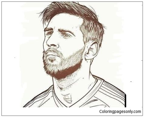 messi printable coloring pages coloring page  printable coloring