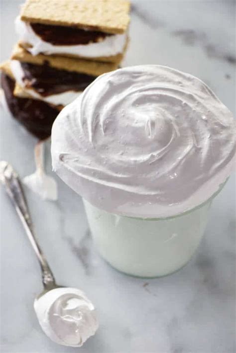 Homemade Marshmallow Fluff Cream How To Make Marshmallow Fluff Hot