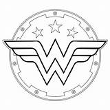 Logo Wonder Woman Coloring Pages Template Shield Drawing Clipart Symbol Clip Wonderwoman Printable Vector Font Cliparts Super Stencil Color Logos sketch template