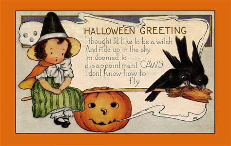 halloween vintage card  stock photo public domain pictures