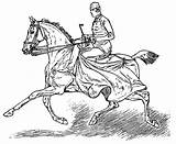 Horsemanship Coloring sketch template