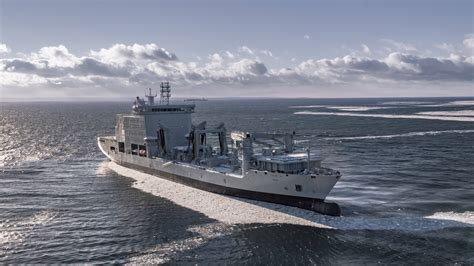 davie delivers canadas  naval support ship