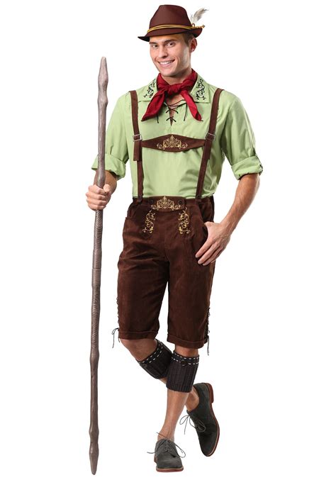 alpine lederhosen costume for men