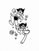Astro Boy Coloring Pages Friend Tv Print Color Hellokids Getcolorings sketch template