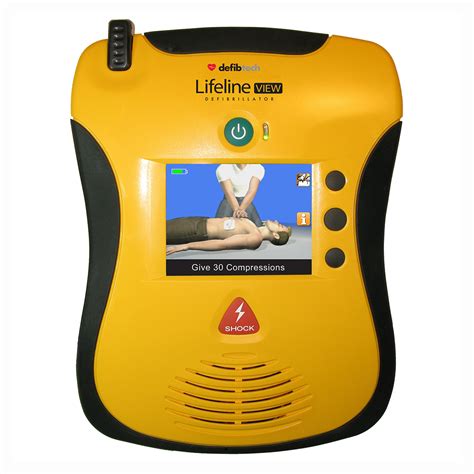 defibtech lifeline view aed semi automatic defibrillator  full