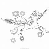 Mia Lyria Xcolorings Unicorns 1024px sketch template