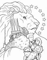 Coloring Narnia Chronicles Pages Popular sketch template