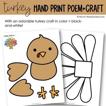 turkey handprint poem printable prntblconcejomunicipaldechinugovco